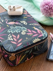 Sara Miller Navy Blue Savannah Tech Cable Organiser Carry Case - Image 1 of 5