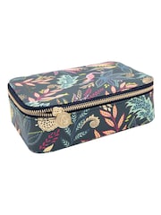Sara Miller Navy Blue Savannah Tech Cable Organiser Carry Case - Image 2 of 5