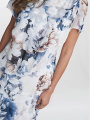 Gina Bacconi Jocelyn Tier White Dress - Image 4 of 5