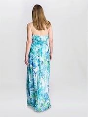 Gina Bacconi Blue Pam Halterneck Dress - Image 2 of 5