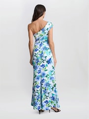 Gina Bacconi Blue Josie Printed Maxi Dress - Image 2 of 7