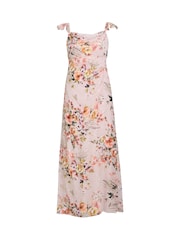 Gina Bacconi Cream Serenity Floral Print Chiffon Maxi Dress - Image 6 of 6