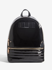 Lipsy Black Bow Detail School Backpack - Image 1 of 6