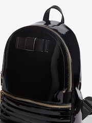 Lipsy Black Bow Detail School Backpack - Image 4 of 6