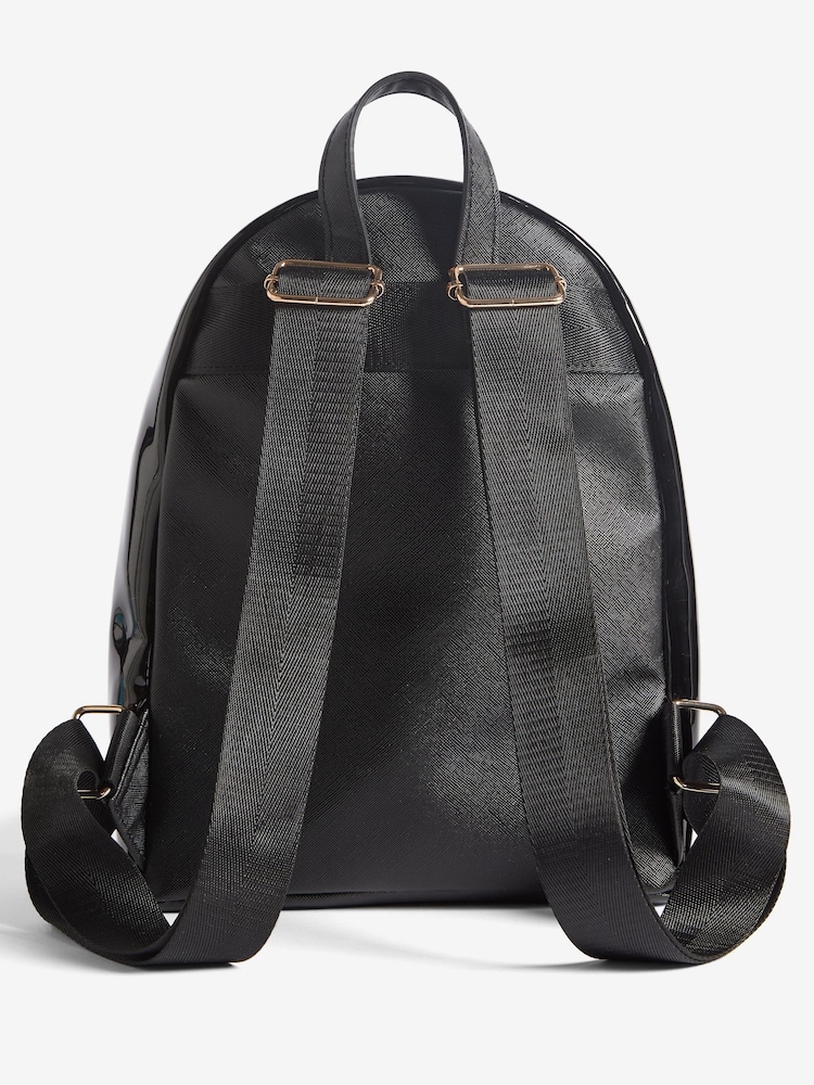 Lipsy Black Bow Detail School Backpack - Image 6 of 6
