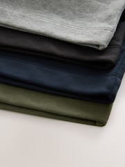 Black/Grey/Navy/Khaki Loose Fit Basic Shorts (3-16yrs) - Image 8 of 8