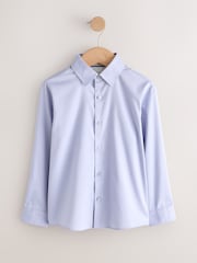 Lilac Long Sleeves Smart Trimmed Shirt (3-16yrs) - Image 1 of 4