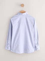 Lilac Long Sleeves Smart Trimmed Shirt (3-16yrs) - Image 2 of 4