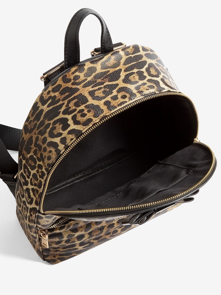 Buy Lipsy Leopard Print Bow Detail School Backpack from Next USA