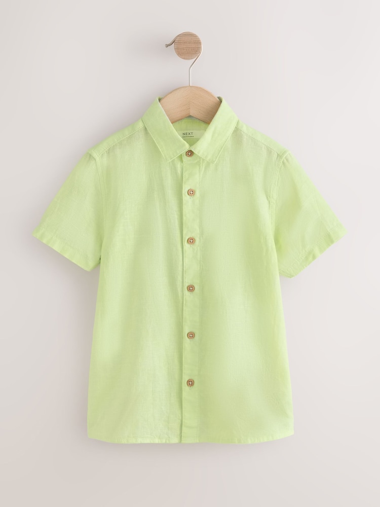 lime green short sleeve dress shirt Bayside Men's Lime Green USA-Made 100% Cotton Short Sleeve T-Shirt