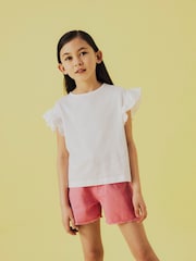 Name It Pink Mom High Waisted Denim Shorts - Image 1 of 6