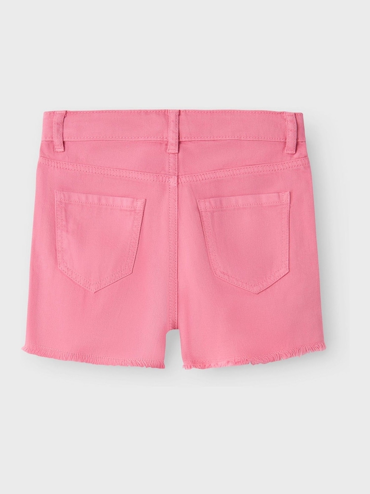 Name It Pink Mom High Waisted Denim Shorts - Image 6 of 6