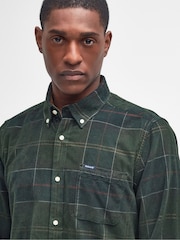 Barbour® Green Blair Tartan Cord Shirt - Image 4 of 5