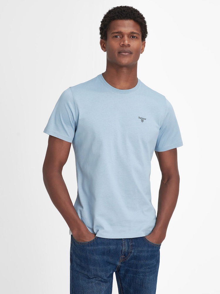 Barbour® Cool Blue Mens Sports T-Shirt - Image 1 of 6 Barbour® Cool Blue Mens Sports T-Shirt - Image 1 of 6
