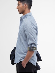 Barbour® Blue Padshaw Gingham Shirt - Image 5 of 8