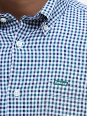 Barbour® Blue Padshaw Gingham Shirt - Image 6 of 8