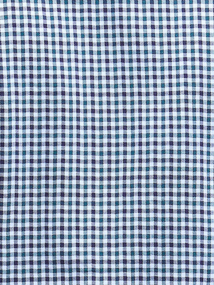 Barbour® Blue Padshaw Gingham Shirt - Image 8 of 8