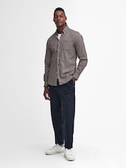 Barbour® Navy Padshaw Gingham Shirt - Image 3 of 7