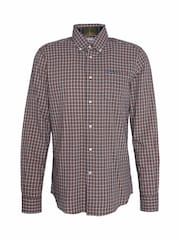 Barbour® Navy Padshaw Gingham Shirt - Image 6 of 7