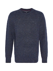 Barbour® Navy Tainsbury Crew Neck Sweater - Image 8 of 9