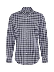 Barbour® Blue Granite Lomond Tartan Shirt - Image 6 of 7