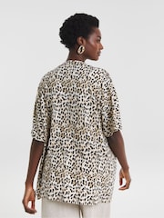 JD Williams Animal Edge to Edge Cardigan - Image 2 of 4