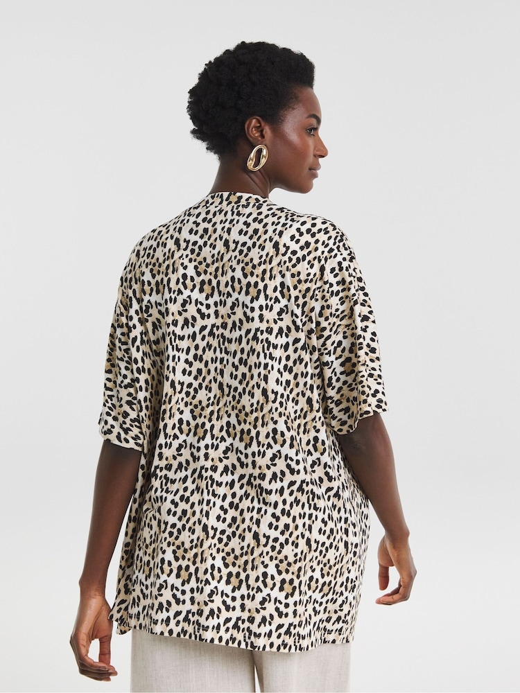JD Williams Animal Edge to Edge Cardigan - Image 2 of 4