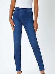 Roman Blue Chrome Denim Stretch Jeans - Image 1 of 5