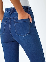 Roman Blue Chrome Denim Stretch Jeans - Image 3 of 5