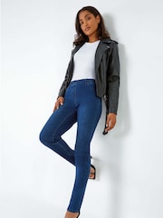 Roman Blue Chrome Denim Stretch Jeans - Image 4 of 5