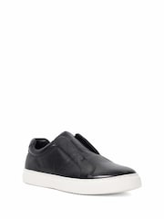 Dune London Black Trev Lightweight Laceless Trainers - Image 2 of 5