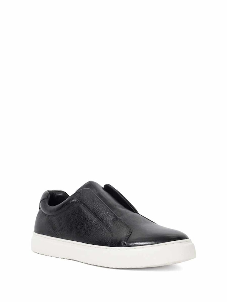 Dune London Black Trev Lightweight Laceless Trainers - Image 2 of 5
