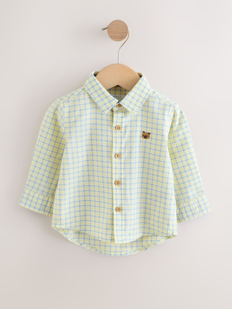 Yellow Gingham Character - قميص أكسفورد بأكمام طويلة (3 شهور- 7 سنوات) - صورة 1 من 4 Yellow Gingham Character - قميص أكسفورد بأكمام طويلة (3 شهور- 7 سنوات) - صورة 1 من 4