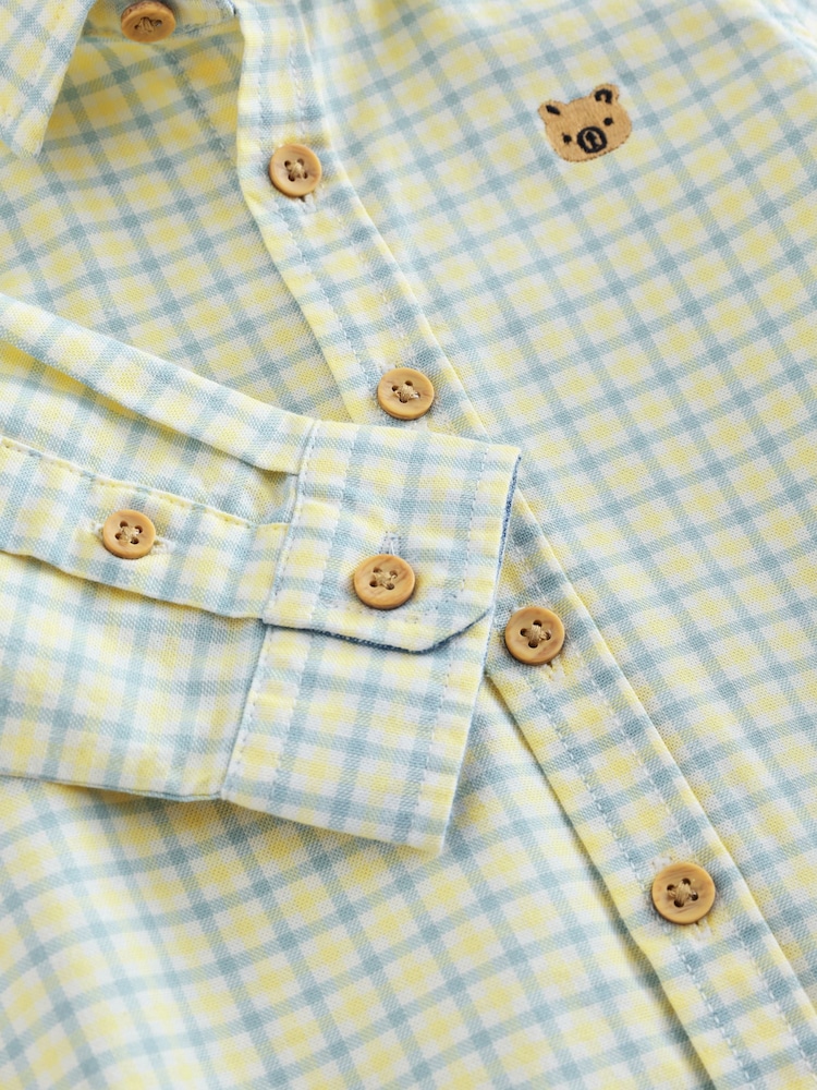 Yellow Gingham Character - قميص أكسفورد بأكمام طويلة (3 شهور- 7 سنوات) - صورة 4 من 4 Yellow Gingham Character - قميص أكسفورد بأكمام طويلة (3 شهور- 7 سنوات) - صورة 4 من 4