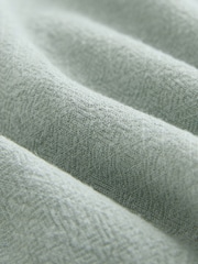 Sage Green Short Sleeves Linen Blend Revere Collar Shirt (3mths-7yrs) - Image 4 of 4