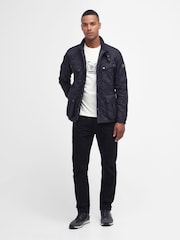 Barbour® International Navy Ariel Polarquilt Jacket - Image 3 of 8