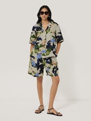 Jigsaw Multi Future Botanic 100% Linen Shirt - Image 1 of 6