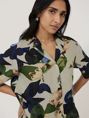Jigsaw Multi Future Botanic 100% Linen Shirt - Image 2 of 6