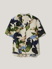 Jigsaw Multi Future Botanic 100% Linen Shirt - Image 6 of 6