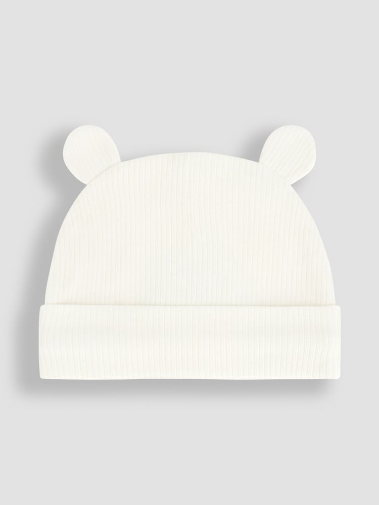 JoJo Maman Bébé 2- Pack Bear Ear Baby Hats - Bild 2 von 6