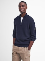 Barbour® International Crawley Funnel Neck Jumper - Image 3 of 6