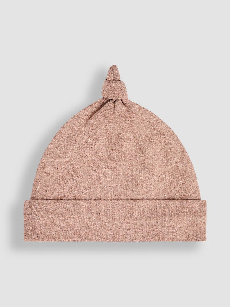 JoJo Maman Bébé Brown Woodland Friends Baby Hat - Image 2 of 3