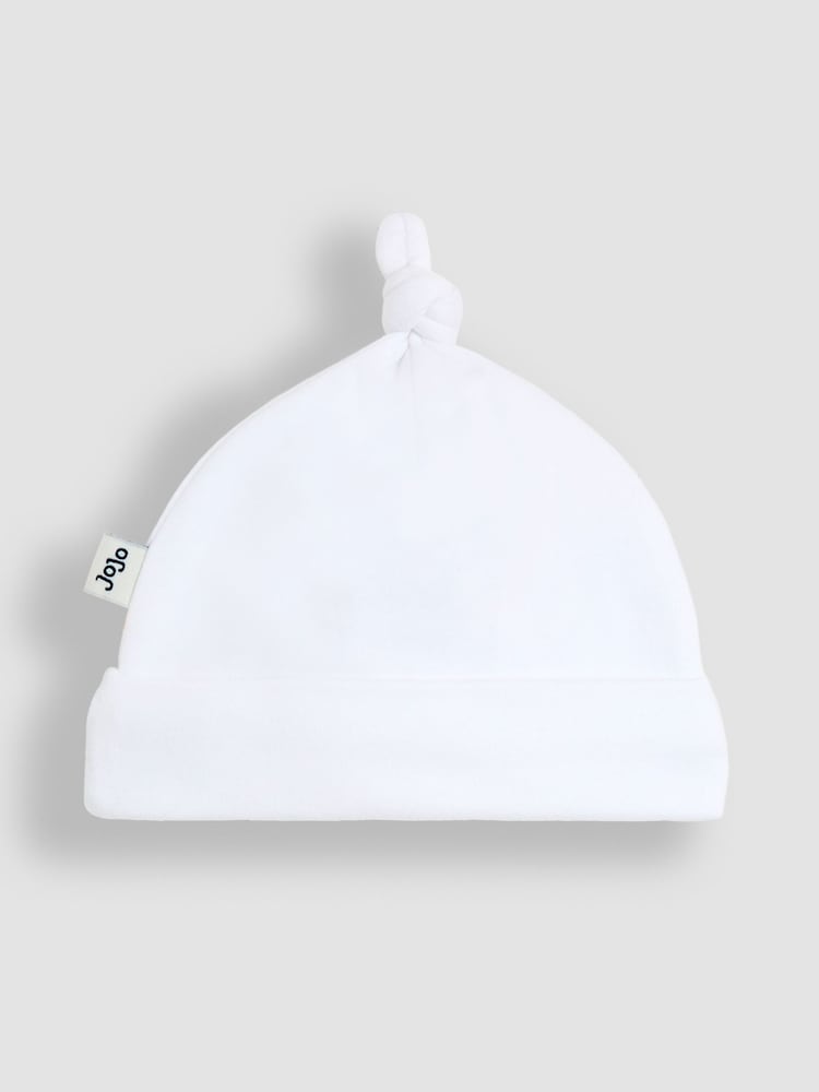 JoJo Maman Bébé White Peter Rabbit™ Baby Hat - Image 2 of 3