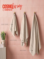 Cosmo Living 6 Pack Natural Supersoft Towel Bale - Image 2 of 6