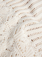 Monsoon Natural Cropped Knit 100% Cotton Jumper - Image 3 of 3