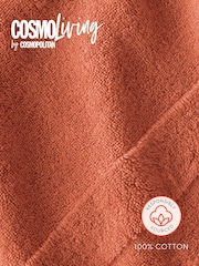 Cosmo Living 6 Pack Burnt Pink Supersoft Towel Bale - Image 3 of 6