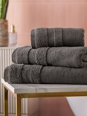 Cosmo Living 6 Pack Charcoal Supersoft Towel Bale - Image 1 of 6