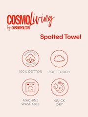 Cosmo Living 4 Pack Spot Design Spot Design Towel Bale - Image 4 of 6