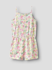 Name It White Floral Printed Playsuit - Image 2 of 4