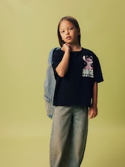 Name It Black Disney Lilo And Stitch Back Print Graphic T-Shirt - Image 1 of 5